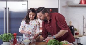 Ingham's Dinner Done: Maroubra Young Star Charlee Feildel Shines Alongside Dad Manu in the Kitchen